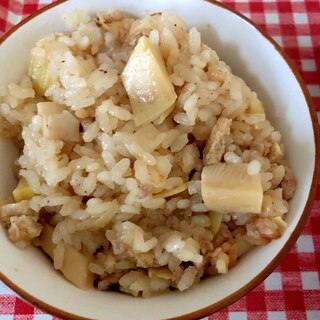 炊飯器で！たけのこの炊き込みご飯☆